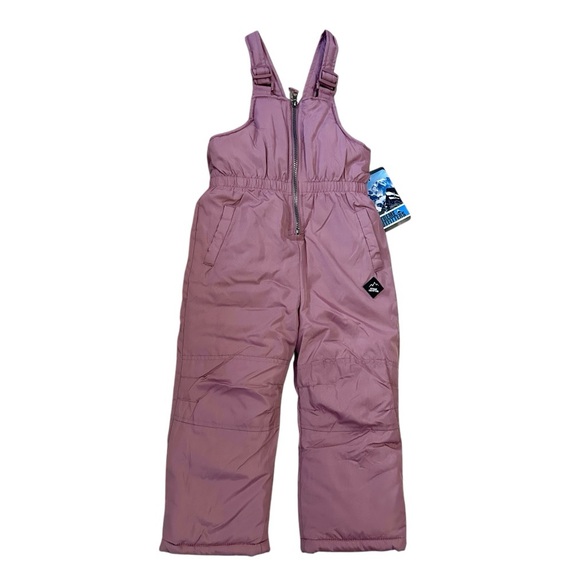 NWT iXtreme Outfitters Mauve Pink Snow Bibs - Picture 1 of 6